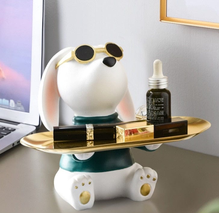 Tray Holder with Puppy Butler Design - Premium  from Fleurlovin - Just $114.95! Shop now at Fleurlovin