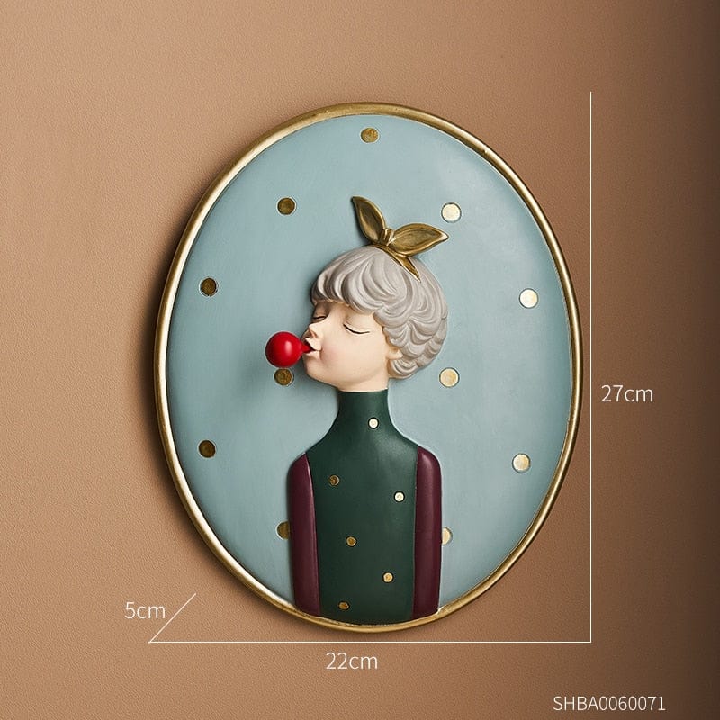 Wall Decoration Depicting a Nordic Lady - Premium  from Fleurlovin - Just $49.95! Shop now at Fleurlovin