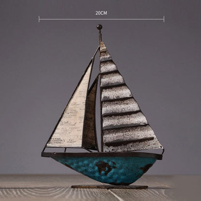 Retro Ornament of a Sailboat