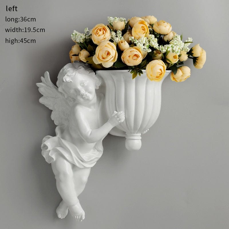 Flower Vase with European Cupid Design - Premium  from Fleurlovin - Just $169.95! Shop now at Fleurlovin