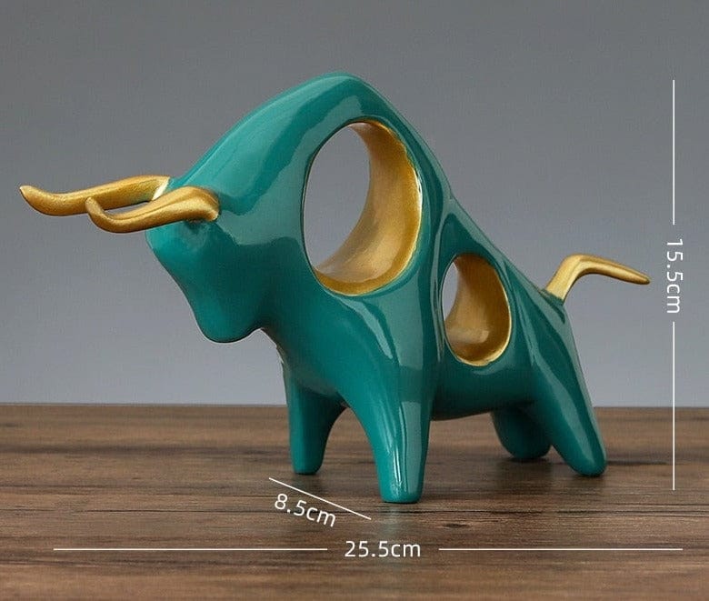 Figurine of a Taurus with Golden Horns