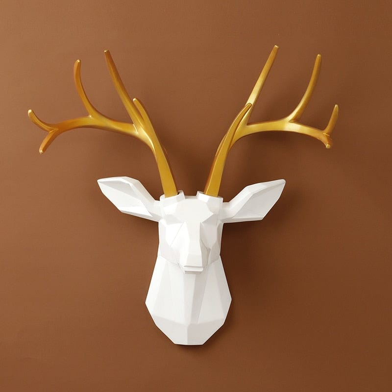 Geometric Wall Decoration with Deer Head - Premium  from Fleurlovin - Just $189.95! Shop now at Fleurlovin