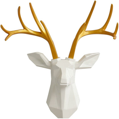 Geometric Wall Decoration with Deer Head - Premium  from Fleurlovin - Just $189.95! Shop now at Fleurlovin