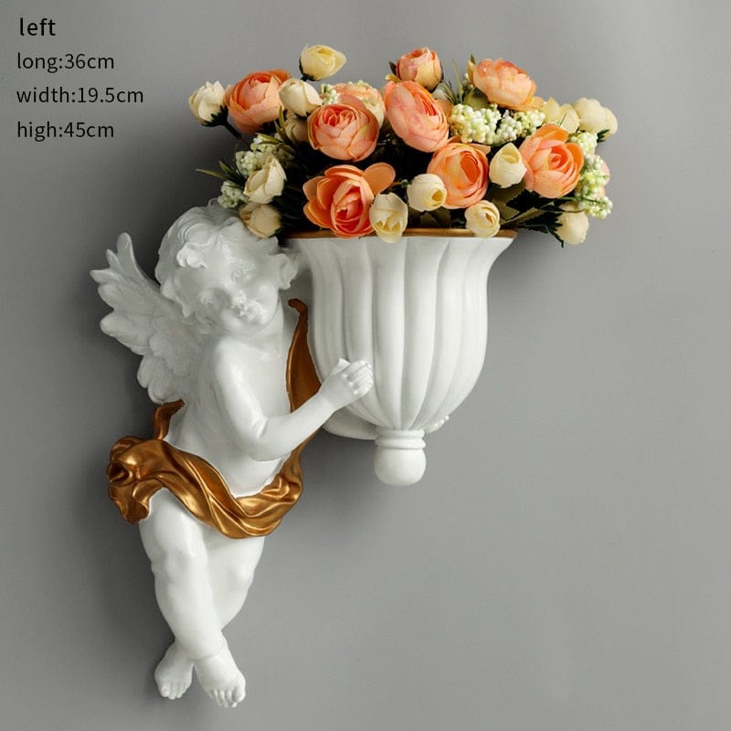 Flower Vase with European Cupid Design - Premium  from Fleurlovin - Just $169.95! Shop now at Fleurlovin