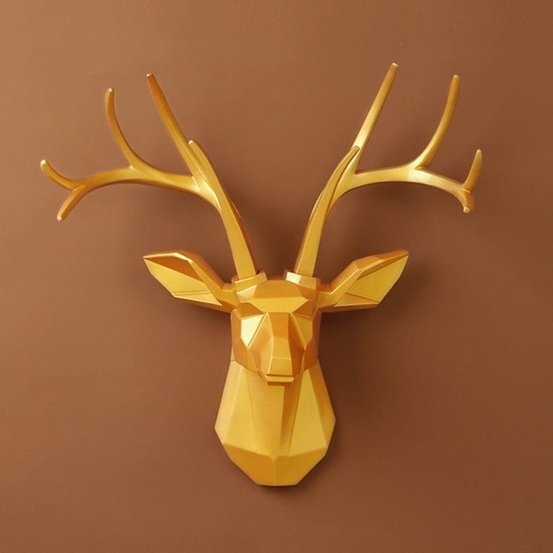 Geometric Wall Decoration with Deer Head - Premium  from Fleurlovin - Just $189.95! Shop now at Fleurlovin