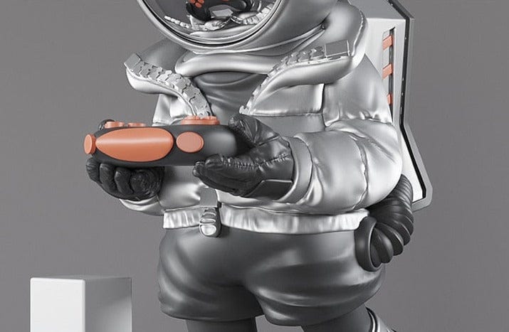 Gamer Astronaut Statue, Life-Size