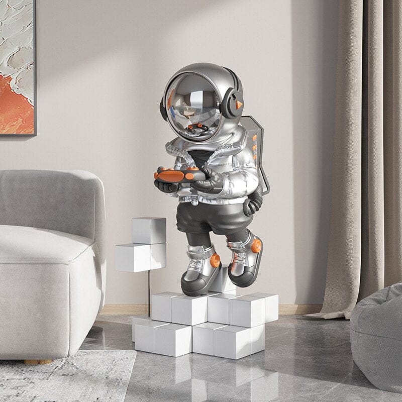 Gamer Astronaut Statue, Life-Size