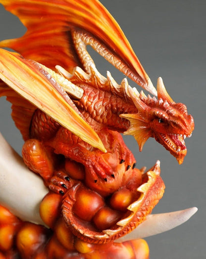 Figurine of a Celestial Moon Dragon - Premium  from Fleurlovin - Just $129.95! Shop now at Fleurlovin