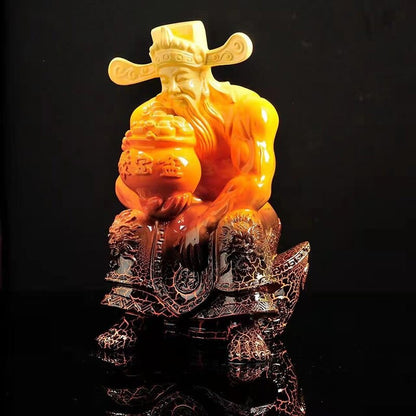 Statue of Chinese God of Wealth for Feng Shui