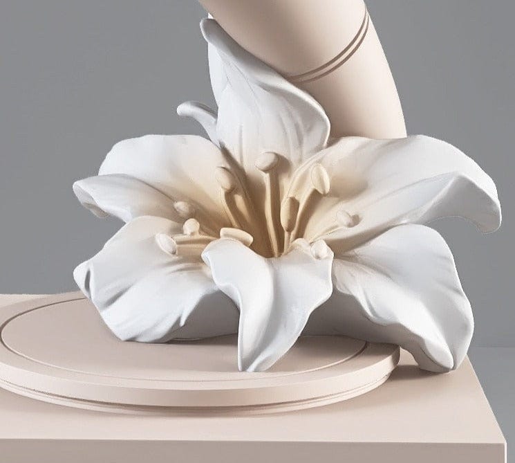 Life Size Sculpture of Flower Phonograph - Premium  from Fleurlovin - Just $899.95! Shop now at Fleurlovin