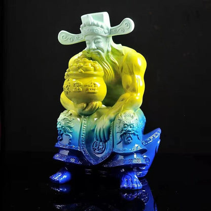 Statue of Chinese God of Wealth for Feng Shui