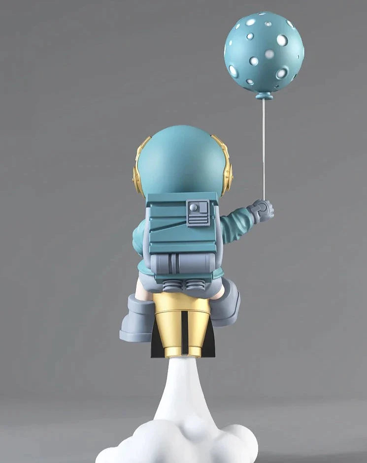 Rocket Astronaut Balloon Statue, Life-Size