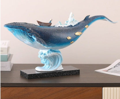 Sculpture of a Bionic Whale - Premium  from Fleurlovin - Just $349.95! Shop now at Fleurlovin