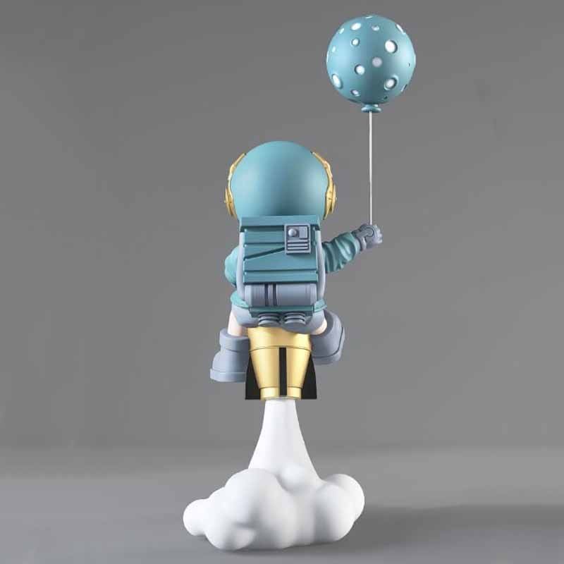 Rocket Astronaut Balloon Statue, Life-Size