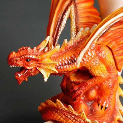 Figurine of a Celestial Moon Dragon - Premium  from Fleurlovin - Just $129.95! Shop now at Fleurlovin