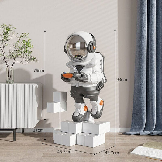 Gamer Astronaut Statue, Life-Size