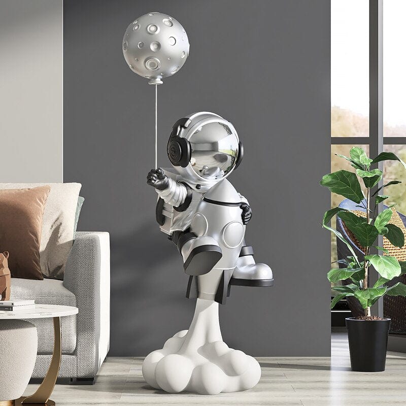 Rocket Astronaut Balloon Statue, Life-Size