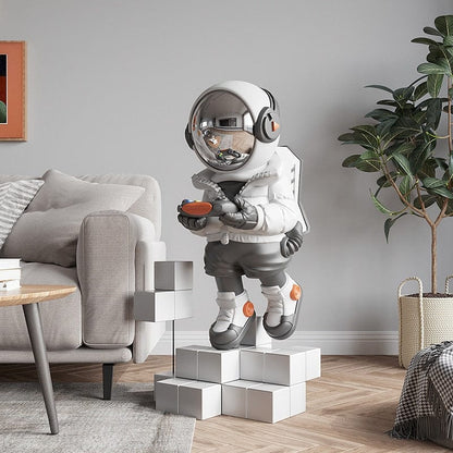 Gamer Astronaut Statue, Life-Size