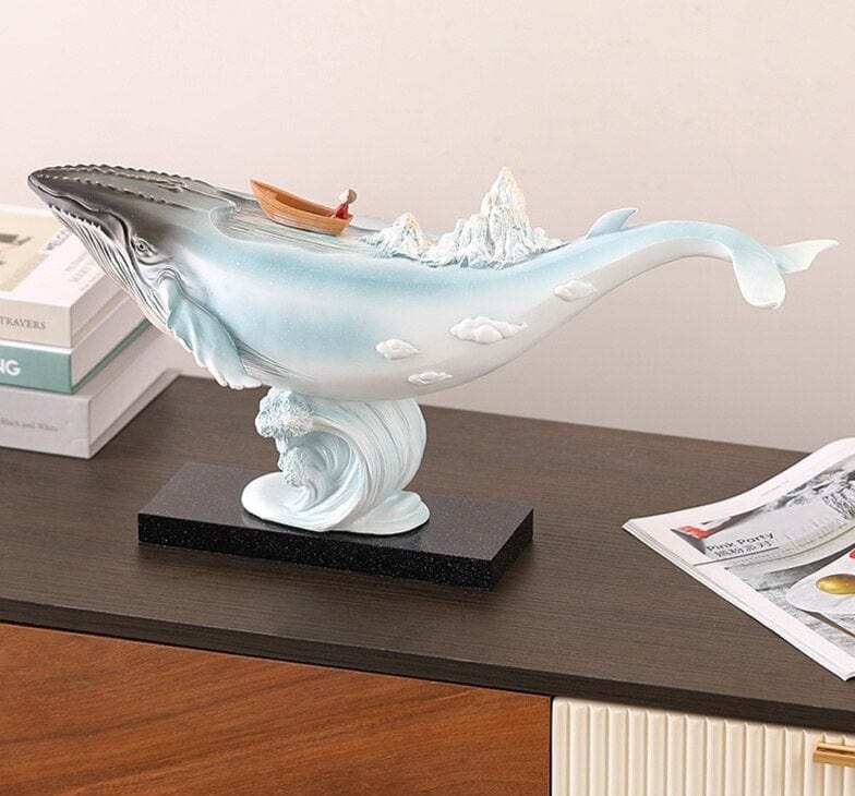 Sculpture of a Bionic Whale - Premium  from Fleurlovin - Just $349.95! Shop now at Fleurlovin