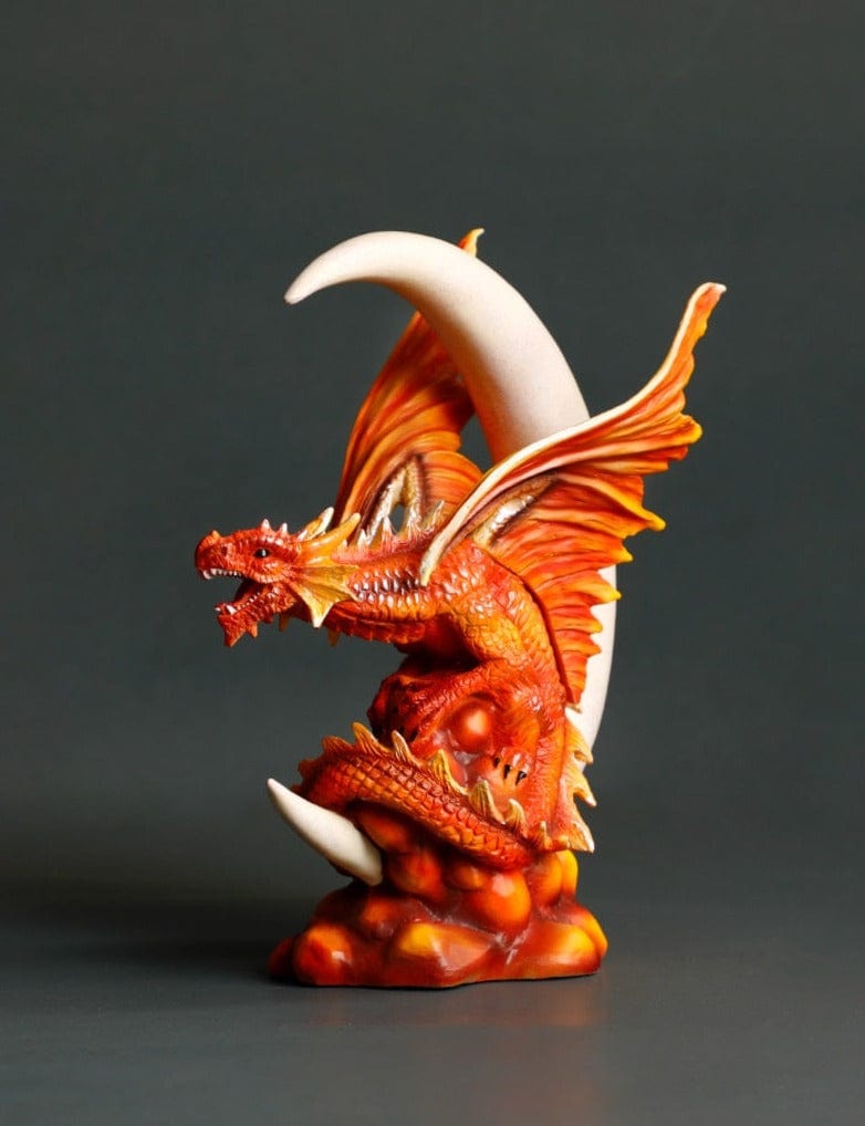 Figurine of a Celestial Moon Dragon - Premium  from Fleurlovin - Just $129.95! Shop now at Fleurlovin